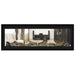 Napoleon Vector 50 See Thru Linear Gas Fireplace with High Definition Driftwood Logs