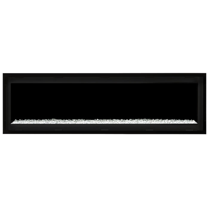 Napoleon Vector 62 Linear Gas Fireplace with Clear Crushed Glass Embers