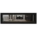 Napoleon Vector 62 See Thru Linear Direct Vent Gas Fireplace with Amber Crushed Glass Embers