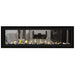 Napoleon Vector 62 See Thru Linear Direct Vent Gas Fireplace with Mineral Rock Kit 