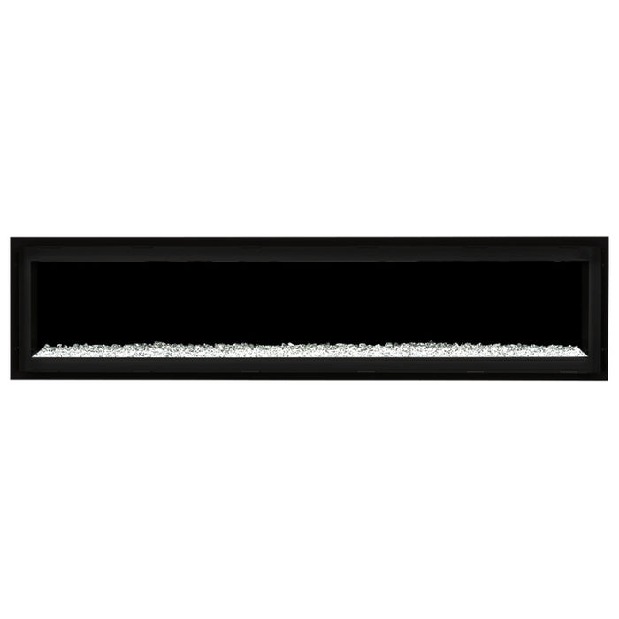 Napoleon Vector 74 Linear Gas Fireplace with Clear Crushed Glass Embers