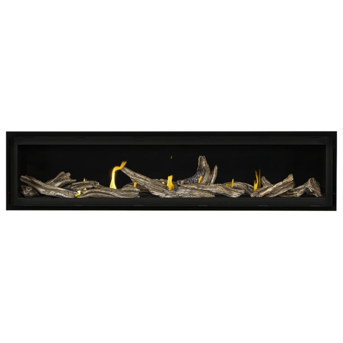 Napoleon Vector 74 Linear Gas Fireplace with High Definition Driftwood Logs