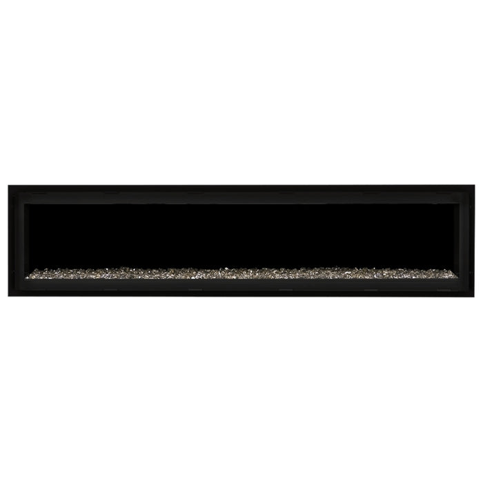 Napoleon Vector 74 Linear Gas Fireplace with Topaz Crushed Glass Embers