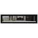 Napoleon Vector 74 See Thru Linear Direct Vent Gas Fireplace with Clear Crushed Glass Embers