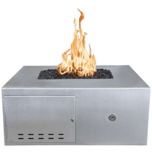 The Outdoor Plus Gallaway 42"  Fire Pit - Stainless Steel