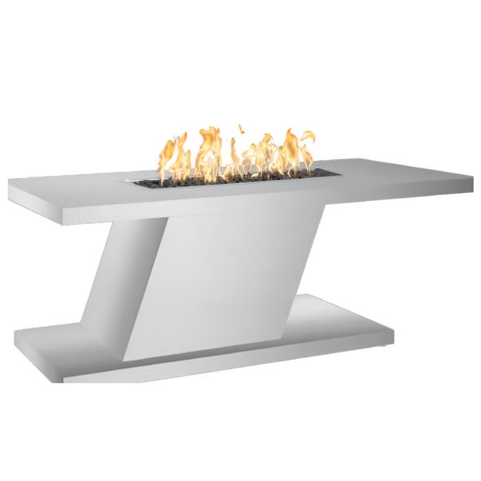 The Outdoor Plus Imperial 72" Fire Pit - 24" Tall - Stainless Steel