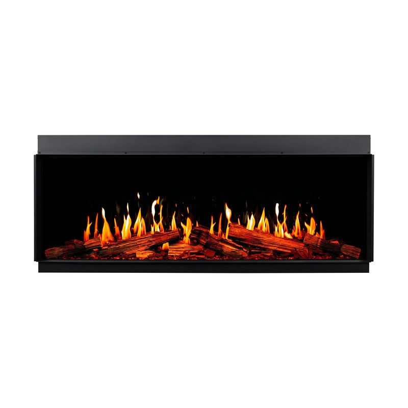 Modern Flames Orion Multi V2 60 inch LCD virtual electric fireplace with orange flames