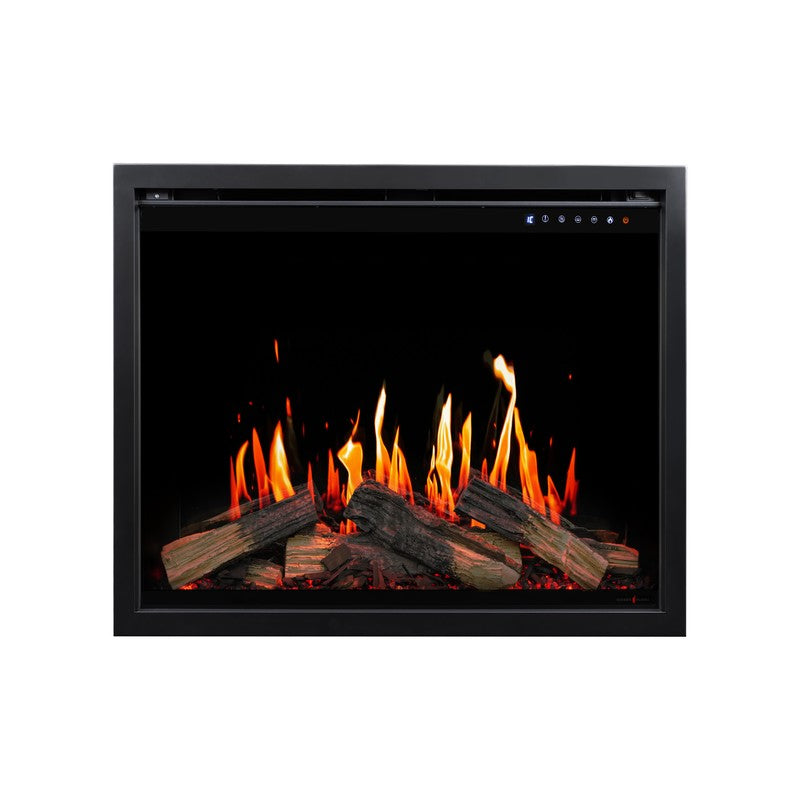 Modern Flames Orion Traditional V2 36 inch LCD virtual electric fireplace with orange flames