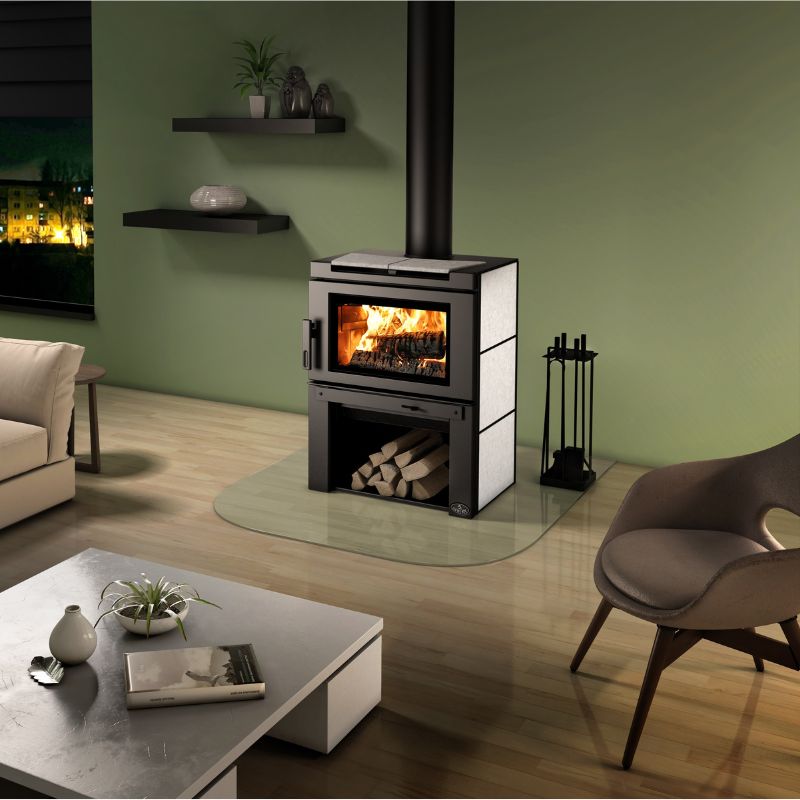 Osburn Matrix Wood Stove With Blower | OB02032 — The Torch Guys