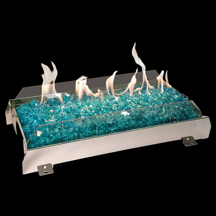 RH Peterson Real Fyre G21 24" See-Thru Vent Free Fyre Glass Burner