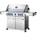 Prestige 665 Gas Grill with Infrared Side and Rear Burners Side View Scaled