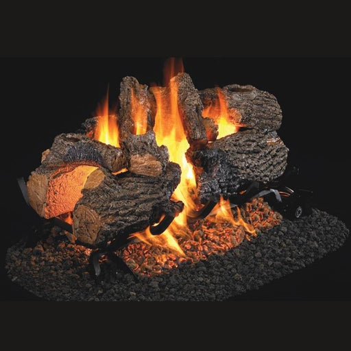 RH Peterson Real Fyre Charred Oak See Thru Vented Gas Log Set