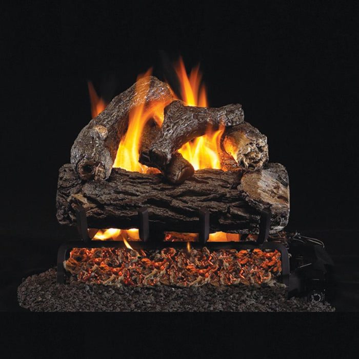 RH Peterson Real Fyre Golden Oak Designer Plus Outdoor Vented Gas Log Set