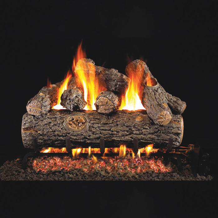 RH Peterson Real Fyre Golden Oak Designer Plus Outdoor Vented Gas Log Set