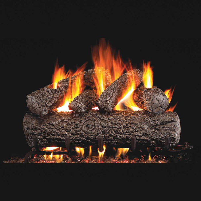 RH Peterson Real Fyre Post Oak Outdoor Vented Gas Log Set