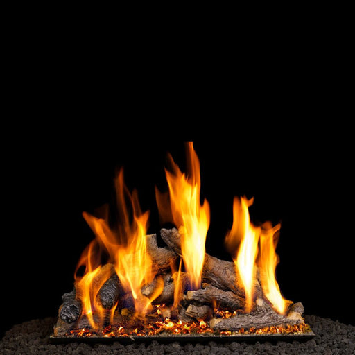 RH Peterson Real Fyre Shoreline Designer Oak Contemporary Vented Gas Log Set