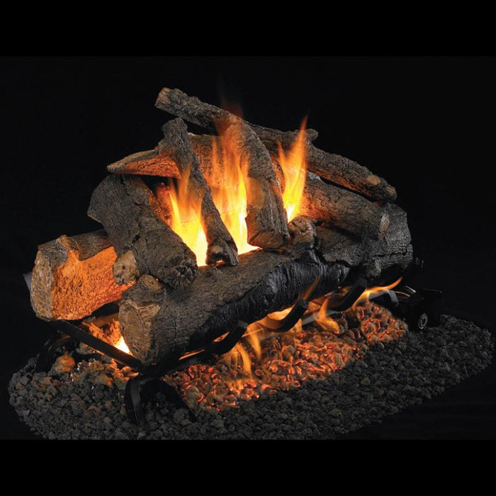 RH Peterson Real Fyre American Oak Designer Plus See Thru Vented Gas Log Set