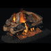 RH Peterson Real Fyre Charred Rugged Split Oak See Thru Vented Gas Log Set