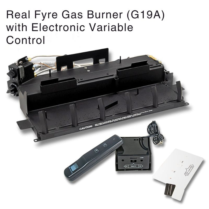 RH Peterson Real Fyre Gas Burner (G19A) with Electronic Variable Control