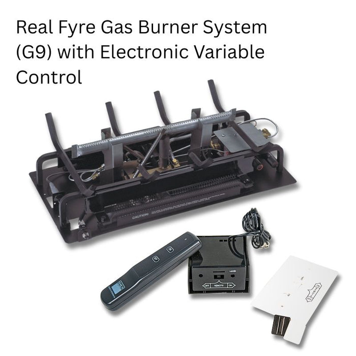 Real Fyre Gas Burner System (G9) with Electronic Variable Control