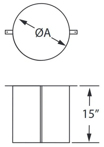 Majestic DuraTech 6" Roof Radiation Shield