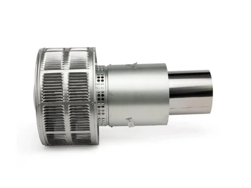 Majestic Round Telescoping Termination Cap with Storm Collar for SL300 Series Wood Burning Pipe