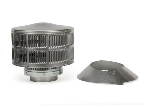 Majestic Round Termination Cap for SL300 Series Wood Burning Pipe