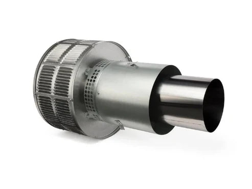 Majestic Round Telescoping Termination Cap with Storm Collar for SL300 Series Wood Burning Pipe