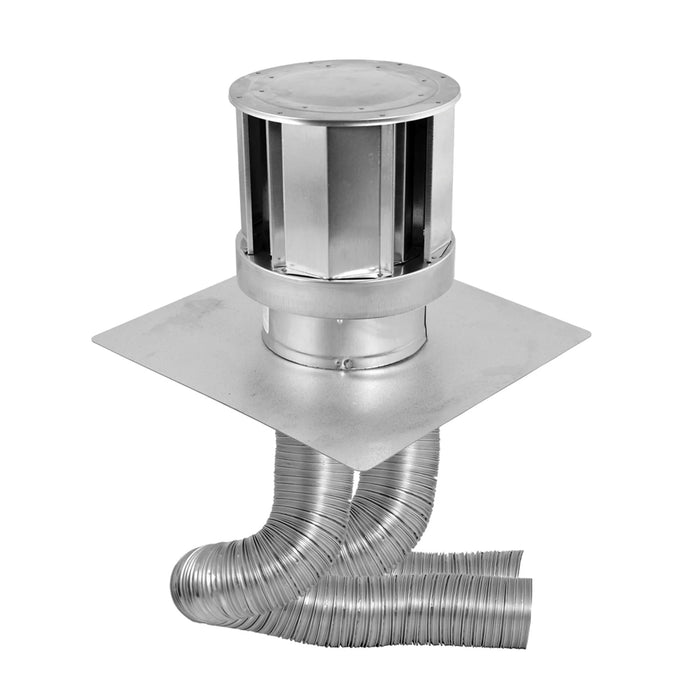 Vertical Flex Vent Kit, High-Wind Cap