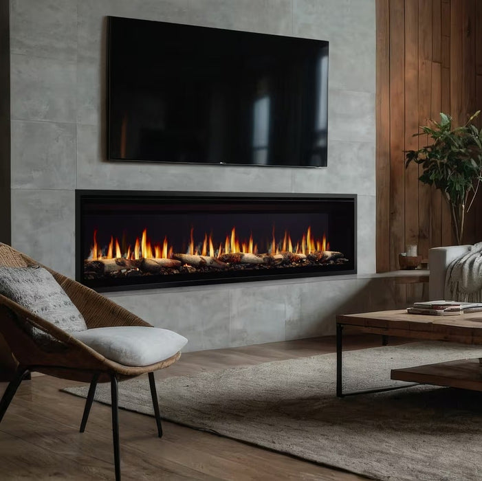 Simplifire Allusion Edge 78" Linear Electric Fireplace