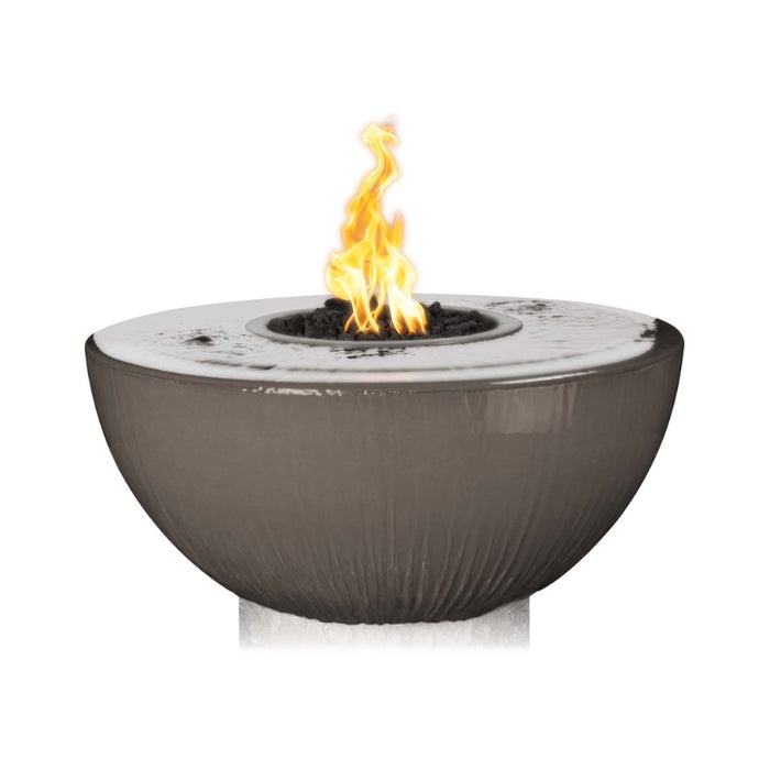 Savannah 360° Water Fire & Water Bowl - GFRC Concrete Color Chestnut