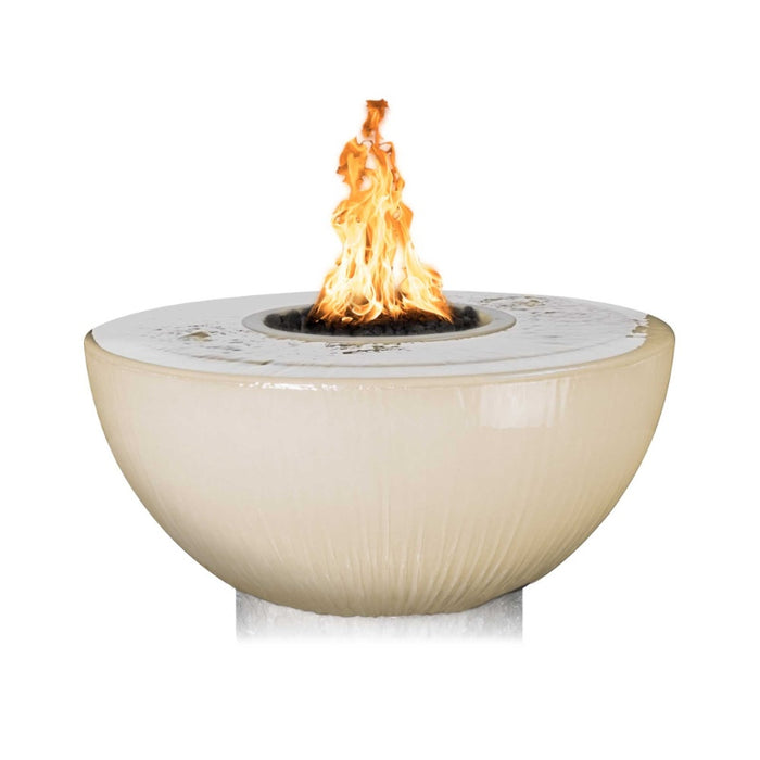 Savannah 360° Water Fire & Water Bowl - GFRC Concrete Color Vanilla