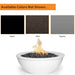 Savannah Fire Bowl - Powder Coated Metal Available Color Options