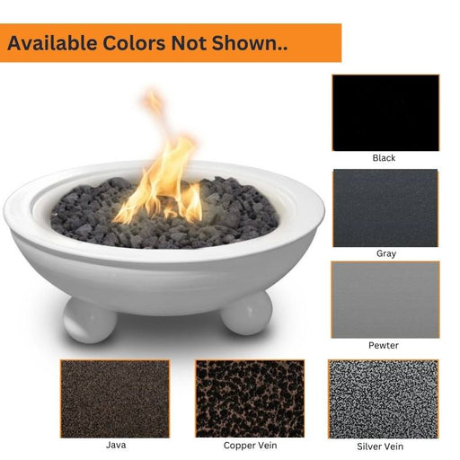 Savannah Fire Bowl with Legs - Powder Coated Metal Available Color Options