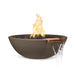 Savannah Fire & Water Bowl - GFRC Concrete Color Chocolate