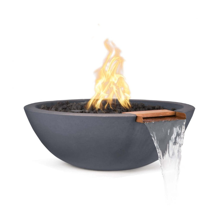 Savannah Fire & Water Bowl - GFRC Concrete Color Gray 