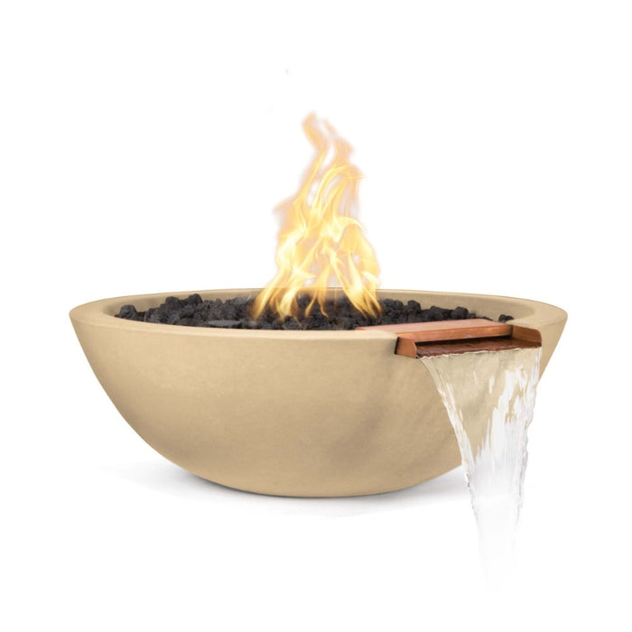 Savannah Fire & Water Bowl - GFRC Concrete Color Vanilla