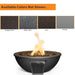 Savannah Fire & Water Bowl - Powder Coated Metal Available Color Options 