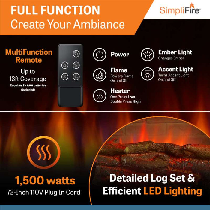 Simplifire 32" Electric Insert