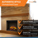 Simplifire Built-In Electric Fireplace Style