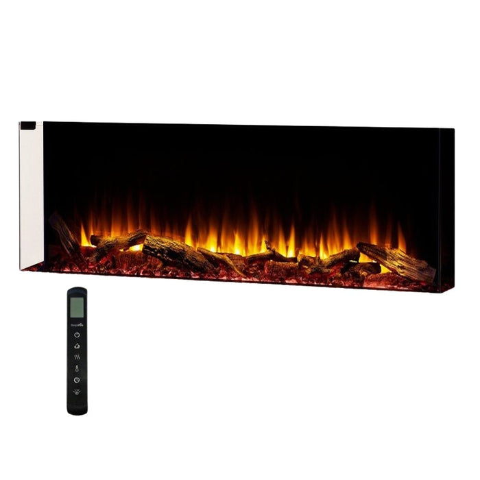 Simplifire Scion Trinity 55" 3-Sided Linear Electric Fireplace with Alpine Timber Logs