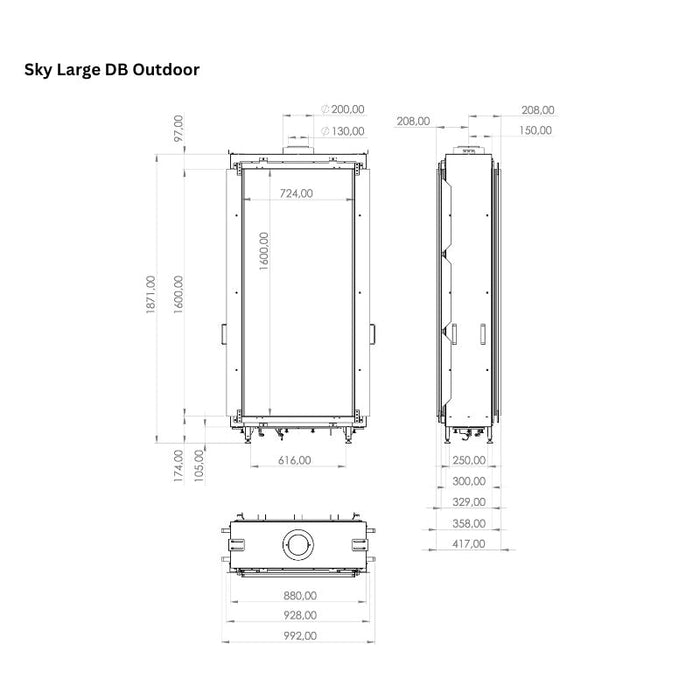 Sky Large Outdoor Technical Specs