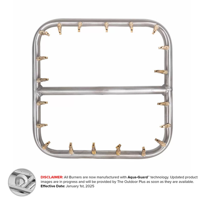 Square Stainless Bullet Burner