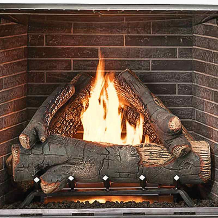 Standard Definition Log Set with Majestic Courtyard Fireplace Scaled