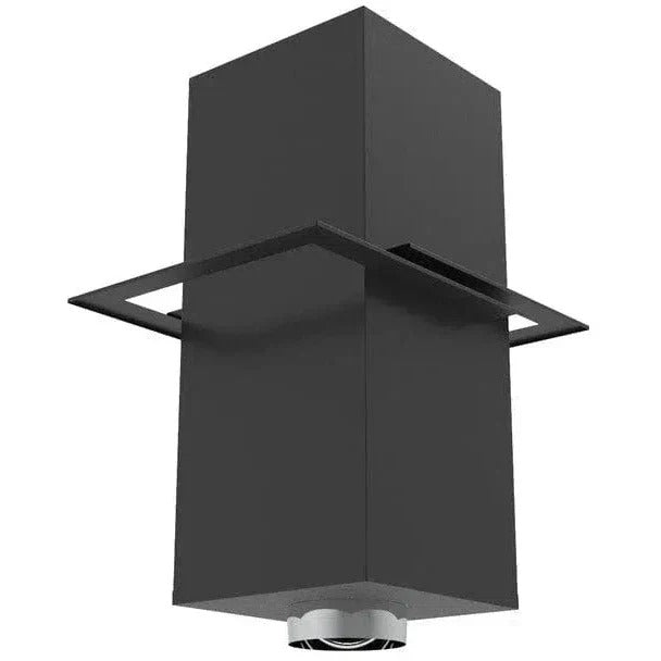 Superior Black Cathedral Ceiling Support - 6" Snap-Pak Chimney System