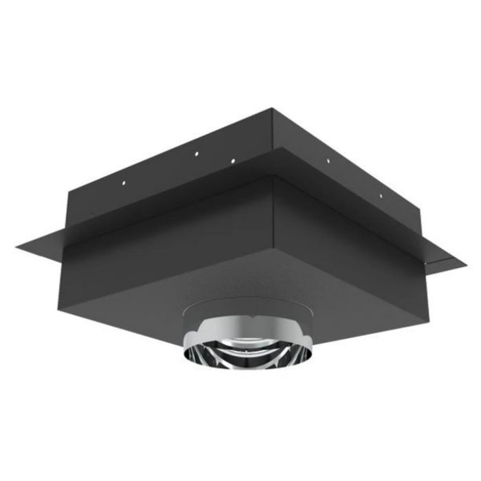 Superior Black Standard Ceiling Support - 6" Snap-Pak Chimney System