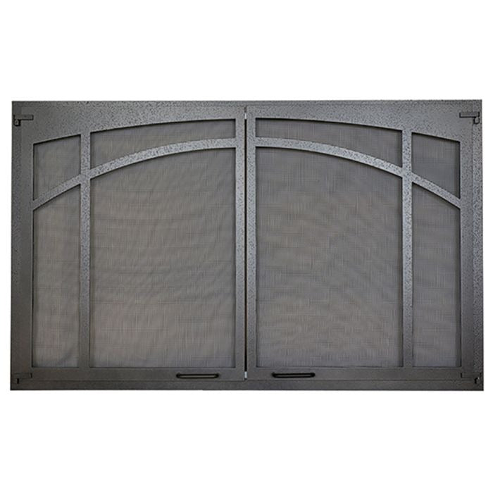 Arched Screen Door, Textured Iron