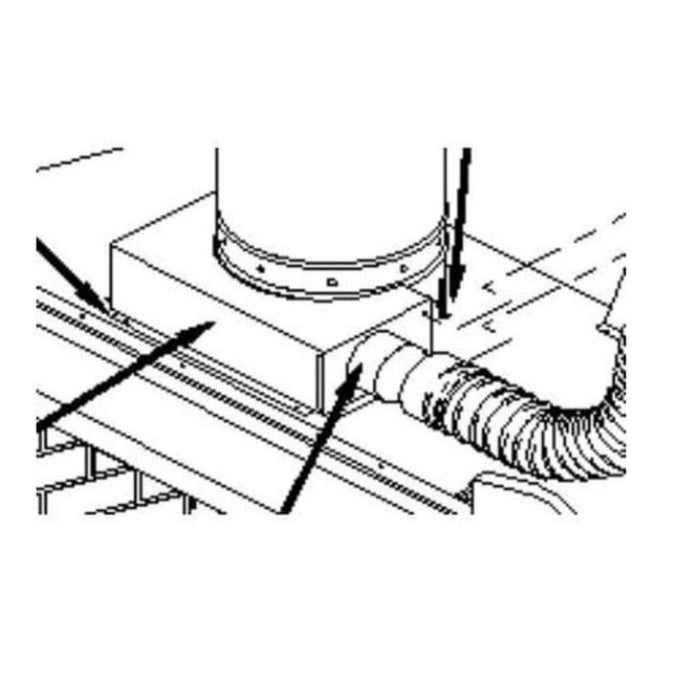 Superior Cold Air Collar Kit - 8" Chimney System