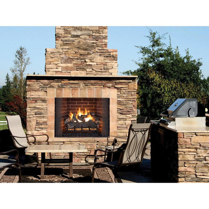 Superior SMOKYWEATHERED24 Vented Dual-Burner 24" Smoky Weathered Oak 7 pcs Log Set