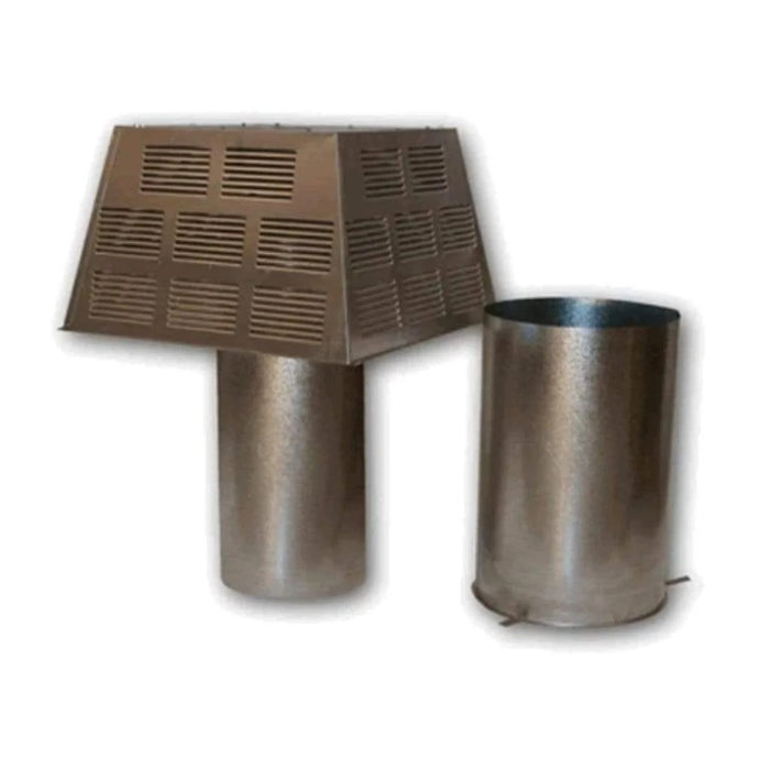 Superior Hi-Temp Lg Pyramid Top w/Slip Section (use with all 8" systems) - 8" Chimney System